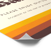 Retro 60s Vintage Trouwsigaar Bar teken Poster (Hoek)