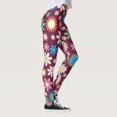 Retro 60s VloerpatroonLeggings Leggings (Rechts)
