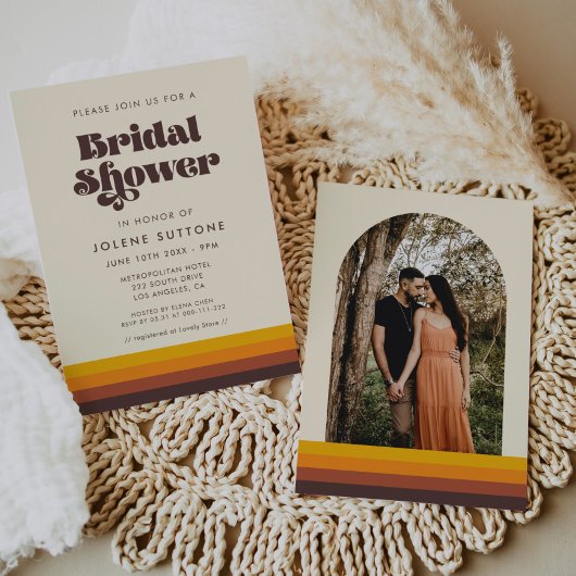 Retro 60s  Vrijgezellenfeest Kaart