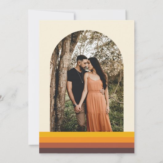 Retro 60s  Vrijgezellenfeest Kaart (Achterkant)