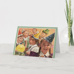 Retro 65th Birthday 1950 Childhood Memories Kaart