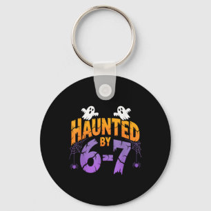 Retro 67 Halloween Griezelig Spooky Six Seven 67 H Sleutelhanger