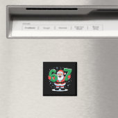 Retro 67 Meme Leuk Kerstman Zes Zeven Holi Magneet (Insitu (Vaatwasser))