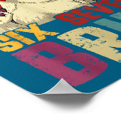 Retro 67 Six Seven Bruh Funny Chicken With Sungles Poster (Hoek)