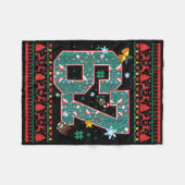 Retro 67 Six Seven Kersttrui Meme Fleece Deken (Voorkant (Horizontaal))