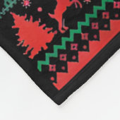 Retro 67 Six Seven Kersttrui Meme Fleece Deken (Hoek)