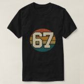 Retro 67 Vintage Distressed Number Shirt (Design voorkant)