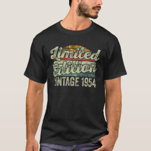 Retro 68 jaar oude Vintage 1954 68e verjaardag T-shirt
