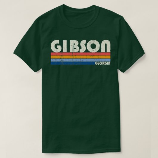 Retro  70-80-inch Style Gibson, GA1035 T-shirt (Design voorkant)