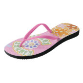 Retro 70-Teenslippers voor ventilatorventilator aa Teenslippers (Schuin)