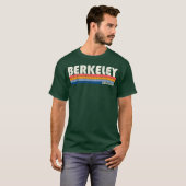 Retro 70er 80er stijl Berkeley Ca grappig T-shirt (Voorkant volledig)
