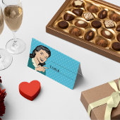 Retro 70'er Pop Art Stripboek Fun Trouwdag Plaatskaartje