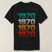 Retro 70s  1970  t-shirt (Design voorkant)