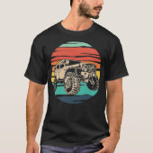  Retro 70s 4x4-terreinwagen T-shirt (Voorkant)