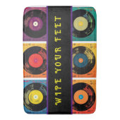 Retro 70s 60s Vinyl Record Album Badmat (Voorkant Verticaal)