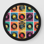 Retro 70s 60s Vinyl Record Album Grote Klok (Voorkant)