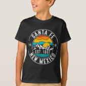 Retro 70s 80s Santa Fe New Mexico Nm  T-shirt (Voorkant)