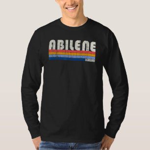 Retro 70s 80s Stijl Abilene Kansas T-shirt