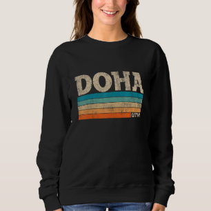 Retro 70s 80s Stijl Doha Qatar   Liefde Qatari Ker Trui