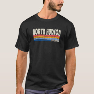 Retro 70s 80s Stijl Hometown van North Huds T-shirt