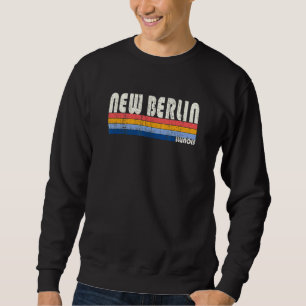 Retro  70s 80s Stijl New Berlin Illinois Trui