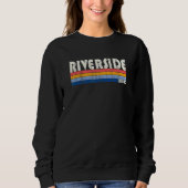 Retro  70s 80s Stijl Riverside ID Trui (Voorkant)