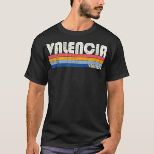 Retro 70s 80s Stijl Valencia Venezuela T-shirt