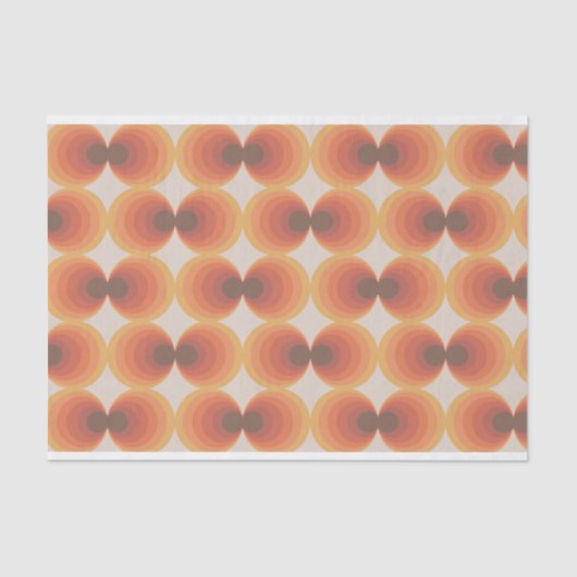 Retro 70s afdrukken tissuepapier (Voorkant)