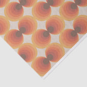 Retro 70s afdrukken tissuepapier (Detail)