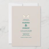 Retro 70s Arch Rainbow Kaart (Achterkant)