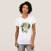 Retro 70s Art Nouveau T-shirt (Voorkant volledig)