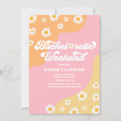 Retro 70s Bachelorette Weekend Itinerary Kaart (Voorkant)