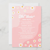 Retro 70s Bachelorette Weekend Itinerary Kaart (Achterkant)