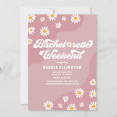 Retro 70s Bachelorette Weekend Itinerary Kaart (Voorkant)