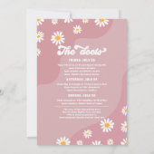 Retro 70s Bachelorette Weekend Itinerary Kaart (Achterkant)