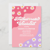 Retro 70s Bachelorette Weekend Itinerary Kaart (Voorkant)