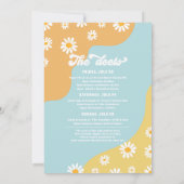 Retro 70s Bachelorette Weekend Itinerary Kaart (Achterkant)