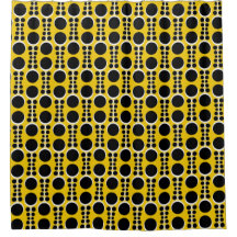 Retro 70s Behangpapier  Gele mosterd