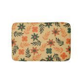 Retro 70s Bloemblaadjes Patroon Badmat (Voorkant)