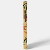 Retro 70s Bloemblaadjes Patroon Case-Mate iPhone Case (Achterkant / Links)