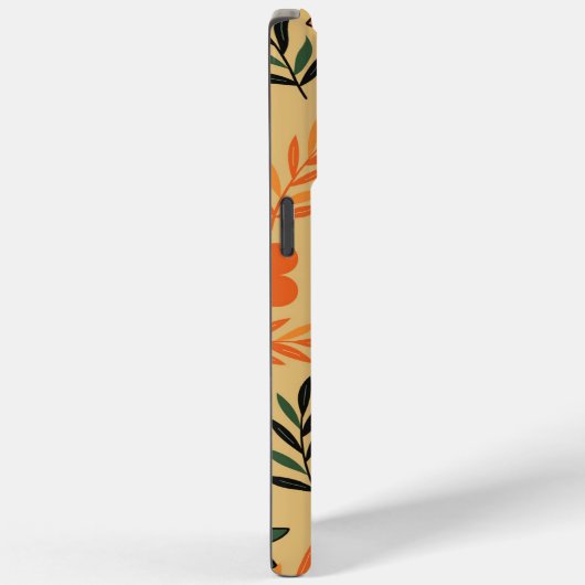 Retro 70s Bloemblaadjes Patroon Case-Mate iPhone Case (Achterkant / Rechts)