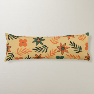 Retro 70s Bloemblaadjes Patroon Lichaamskussen