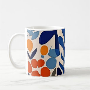 retro 70's bloemen koffiemok
