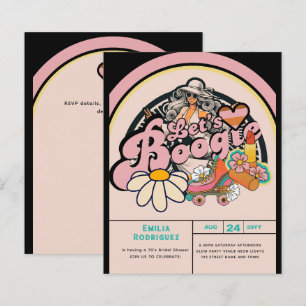 Retro 70s Boogie Disco Dancing Bridal Bachelorette