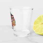 Retro 70s Boogie Disco Dancing Bridal Bachelorette Shot Glas (Rechts)