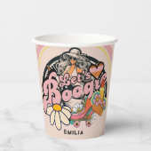 Retro 70s Boogie Disco Dansen Bruids Bachelorette Papieren Bekers (Voorkant)