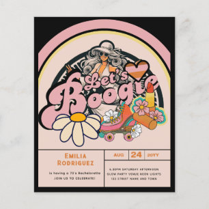 Retro 70s Boogie Disco Dansen Bruids Bruidsmeisjes