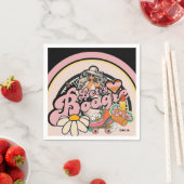 Retro 70s Boogie Disco Dansen Bruids Bruidsmeisjes Servet (Insitu)