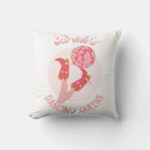 Retro 70's Bride's Dancing Queens Bachelorette Kussen (Voorkant)