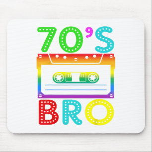 Retro 70's Bro voor Halloween Family Matchi Muismat